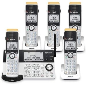 VTech IS8151-5 DECT 6.0 Cordless Phone 5 Handset Bluetooth Call Block